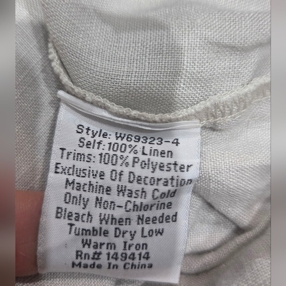 Johnny Was Hazel Drawstring Wide Leg Pant Size S - Picture 7 of 7